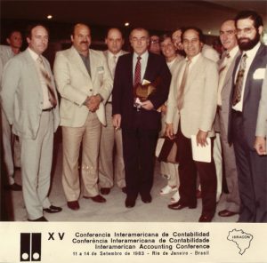 Com Leonel Brizola em 1983