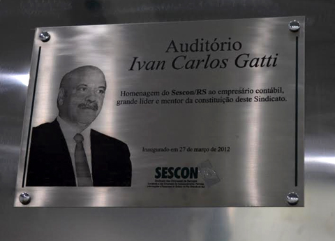 Homenagens Gatti - Auditório SESCON/RS